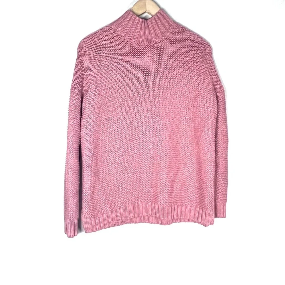 Marine Layer | Remi Pink Merino Wool sweater